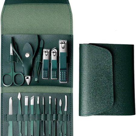 16pcs Stainless Steel Nail Cutter Tool Set