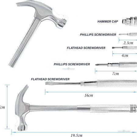 6 In 1 Multifunctional Hammer